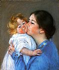 A Kiss For Baby Anne by Mary Cassatt